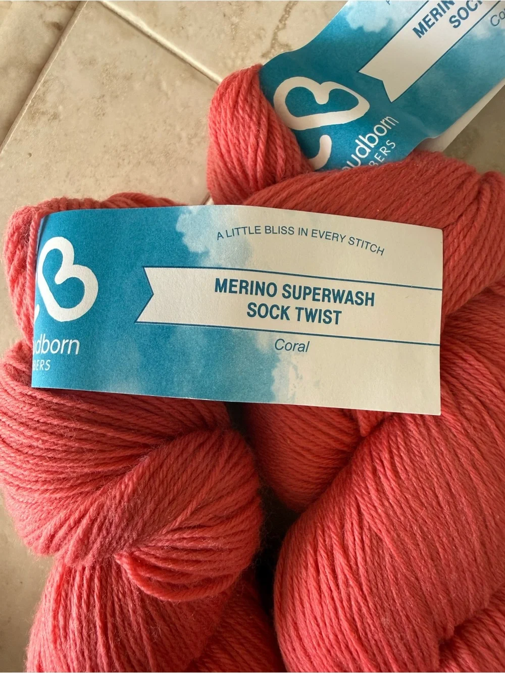 Cloudborn Fibers two hanks